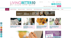 Desktop Screenshot of livingbetter50.com